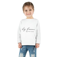 toddler long sleeve shirt day dreamer night thinker-white