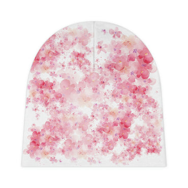 baby-hat-pink-flowers