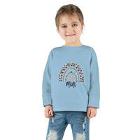 toddler long sleeve shirt rainbow mini-baby-blue