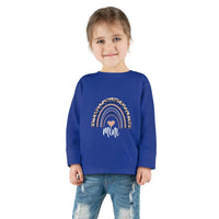 toddler long sleeve shirt rainbow mini-blue