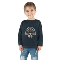 toddler long sleeve shirt rainbow mini-navy