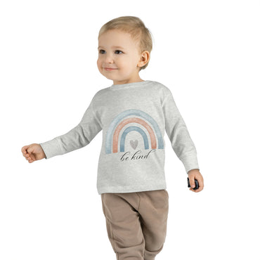 toddler-long-sleeve-shirt-be-kind-rainbow-grey