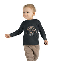 toddler long sleeve shirt rainbow mini-black