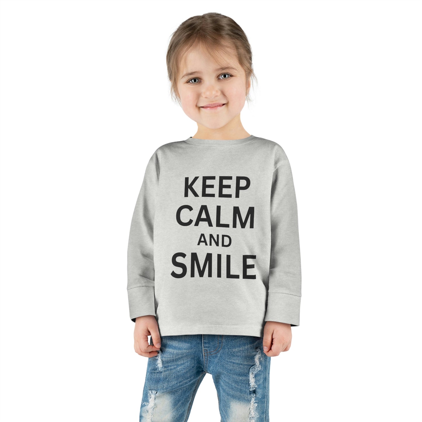 toddler-long-sleeve-shirt-keep-calm-smile-grey