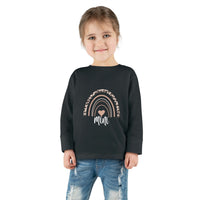 toddler long sleeve shirt rainbow mini-black
