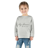 toddler long sleeve shirt day dreamer night thinker-grey