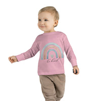 toddler-long-sleeve-shirt-be-kind-rainbow-pink