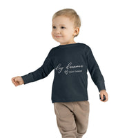 toddler long sleeve shirt day dreamer night thinker-navy