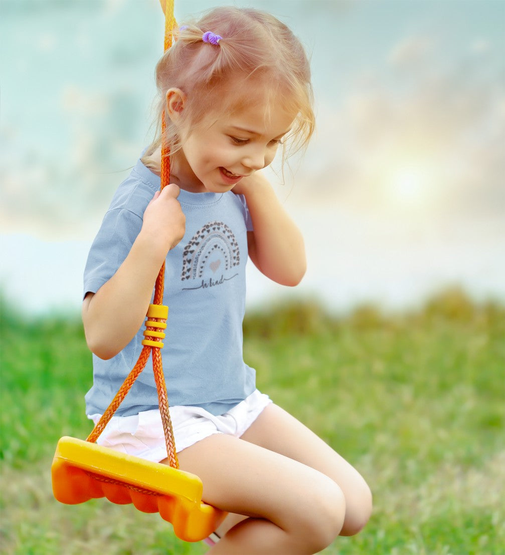 kids-cotton-tee-blue-be-kind