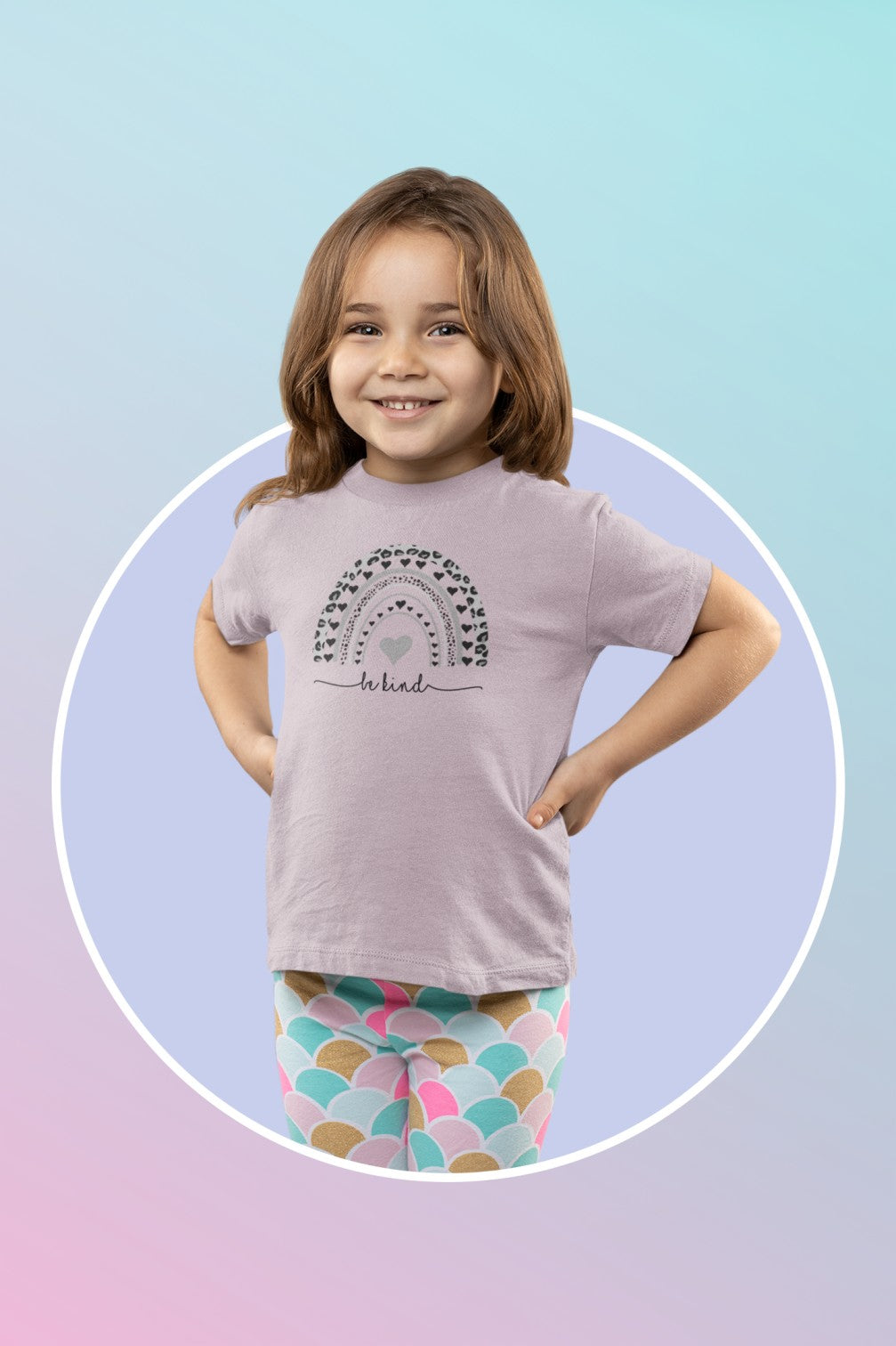 kids-cotton-tee-pink-be-kind