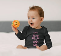 long-sleeve-onesie-keep-calm-and-kiss-me-black