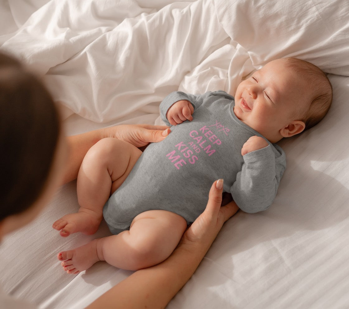long-sleeve-onesie-keep-calm-and-kiss-me-grey