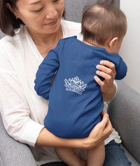long-sleeve-onesie-keep-calm-princess-backside-blue