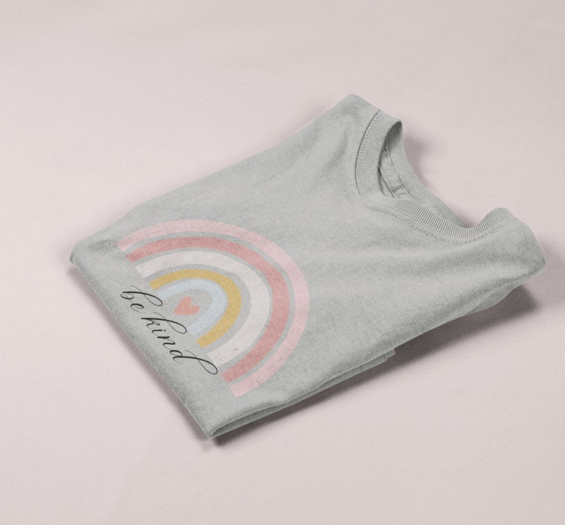 toddler-long-sleeve-shirt-be-kind-pink-rainbow-grey