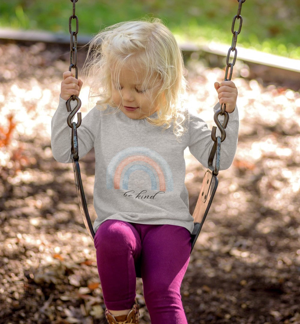 toddler-long-sleeve-shirt-be-kind-rainbow-grey