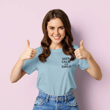 unisex-tee-smile-light-blue